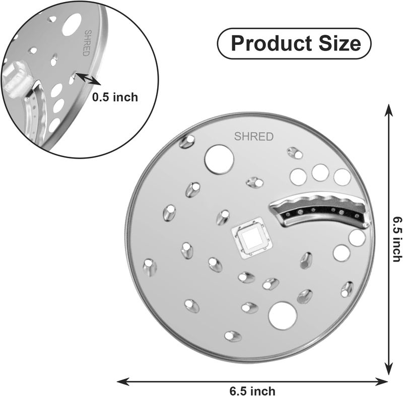 superbobi SLICE SHRED DISC BLADE for Hamilton Beach Food Processor 70730 70670 70740 70760 - Image 2
